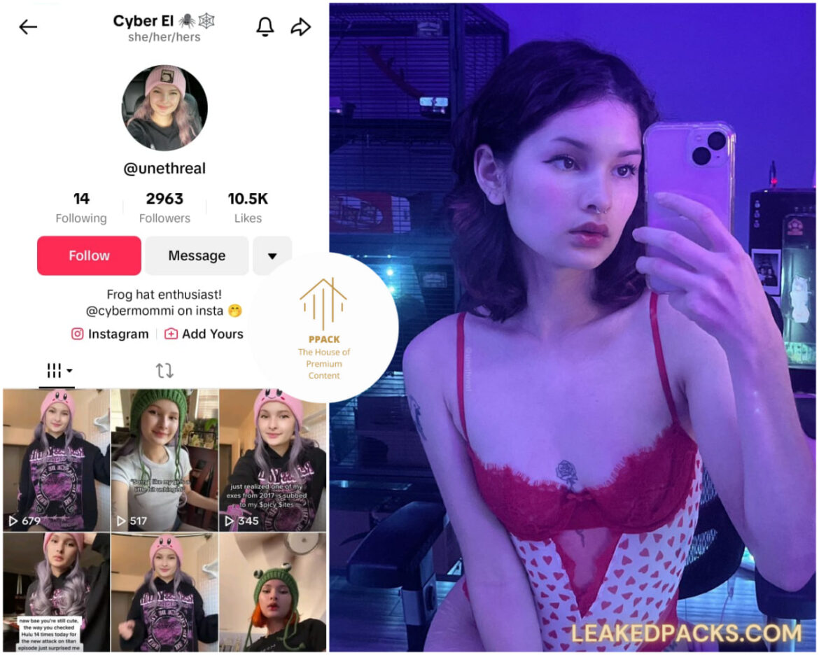 Cyber-El-unethreal-Tiktok-Star-Leaked-Nudes
