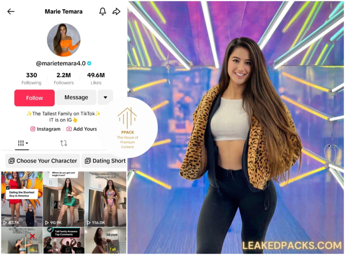 Marie Temara - marietemara Tiktok Star Leaked Nudes - Porn Pack