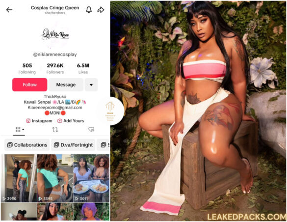 NikiaRenee - cosplayqueen669 Tiktok Star Leaked Nudes - Porn Pack