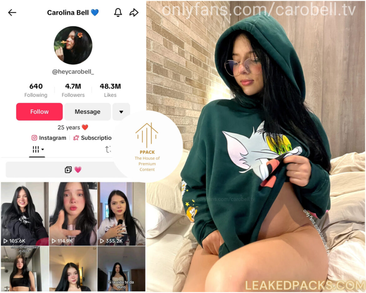 Carolinabell-carobell.tv-Tiktok-Star-Leaekd-Nudes