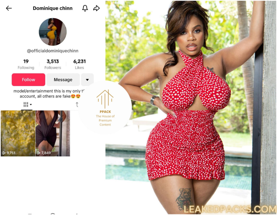 Dominique Chinn - dominiquechinn Tiktok Star Leaked Nudes - Porn Pack